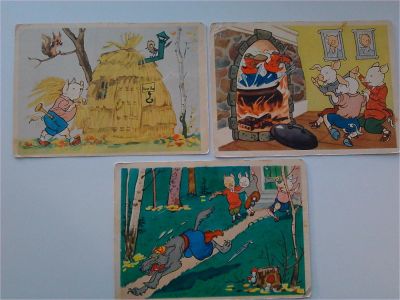 Лот: 8748085. Фото: 1. Детские коллекционные старые открытки... Открытки, конверты