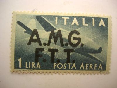 Лот: 7046302. Фото: 1. Италия 1947г администрация союзников. Марки