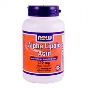 Лот: 18819723. Фото: 1. NOW Alpha Lipoic Acid 250 мг... Спортивное питание, витамины
