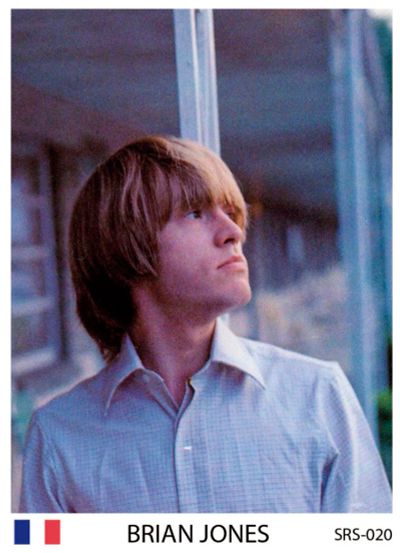 Лот: 10615201. Фото: 1. Rolling Stones Brian Jones коллекционная... Наклейки, фантики, вкладыши