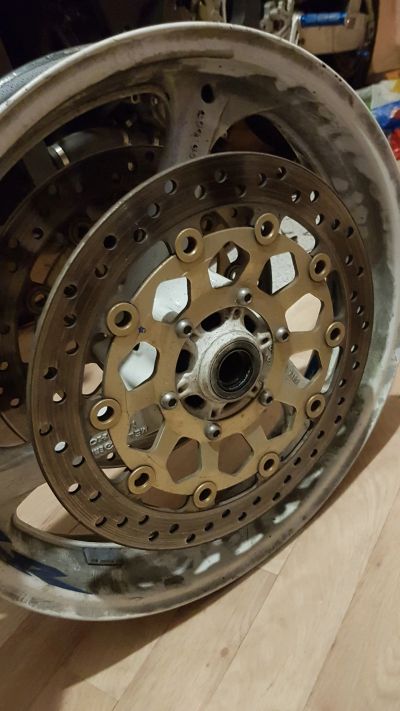 Лот: 15473388. Фото: 1. Передний тормозной диск cbr1000rr. Запчасти