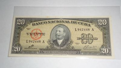Лот: 20578284. Фото: 1. Куба , 20 песо , 1960 г. , Aunc... Америка