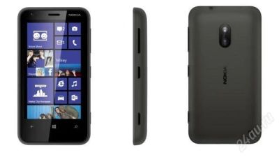 Лот: 2781006. Фото: 1. Nokia lumia 620 black. Смартфоны