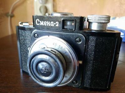 Лот: 17878075. Фото: 1. Советский плёночный фотоаппарат... Плёночные компактные
