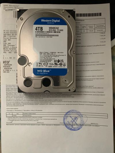 Лот: 18927612. Фото: 1. Жесткий диск Western digital wd40ezaz... Жёсткие диски (HDD)