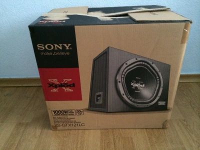 Лот: 4497631. Фото: 1. Sony XPlod 1000W НОВЫЙ! 2999р... Сабвуферы