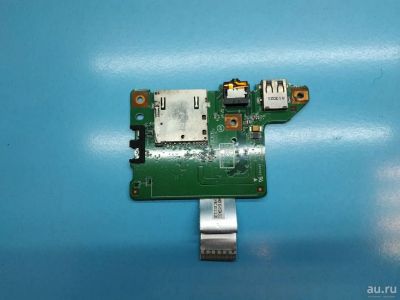Лот: 18259674. Фото: 1. Б/У плата с разъемами USB, Audio... Платы расширения, контроллеры, доп. порты