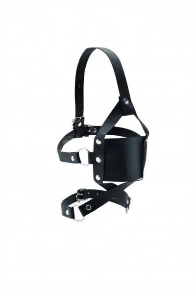 Лот: 22056766. Фото: 1. Кляп в виде намордника Leather... Другое (интимные товары)