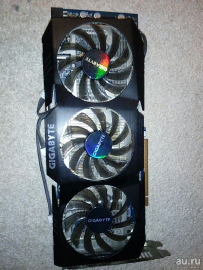 Лот: 7881229. Фото: 1. Gigabyte GeForce GTX470. Усиленная... Видеокарты
