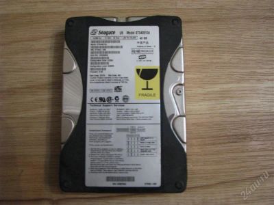 Лот: 2406658. Фото: 1. Жесткий диск (винчестер) Seagate... Жёсткие диски (HDD)