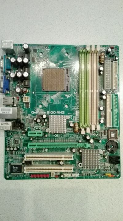 Лот: 9660318. Фото: 1. Материнская плата Biostar GeForce... Материнские платы