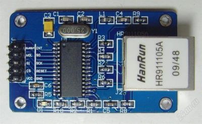 Лот: 2499275. Фото: 1. Microchip ENC28J60 Ethernet модуль... Микроконтроллеры