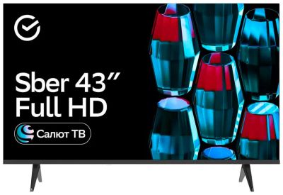 Лот: 25113980. Фото: 1. Телевизор Sber SDX-43F2139 Smart... Телевизоры