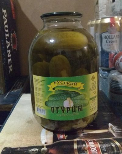 Лот: 17311684. Фото: 1. Огурцы консервированные. Домашние заготовки