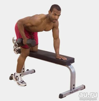 Лот: 15531350. Фото: 1. Горизонтальная скамья Body Solid... Силовые, скамьи, стойки