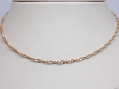 Лот: 12872301. Фото: 1. ЗОЛОТАЯ ЦЕПЬ 4,04 ГРАММ. Цепочки
