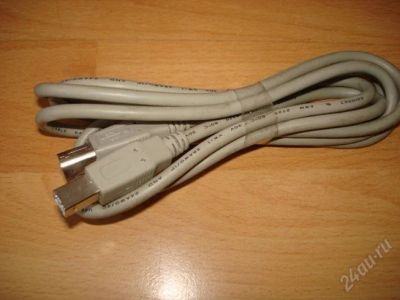 Лот: 2807962. Фото: 1. Шнур USB-B ШТ - USB-B ШТ 1.8м... Провода, кабели