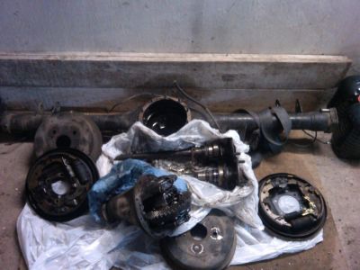 Лот: 5627058. Фото: 1. Мост отToyota Town Ace Noah KR42-5010190. Ходовая, подвеска, рулевое управление