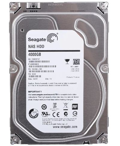 Лот: 8030955. Фото: 1. 4Tb Seagate NAS 4000VN000 Сверхнадёжный... Жёсткие диски (HDD)