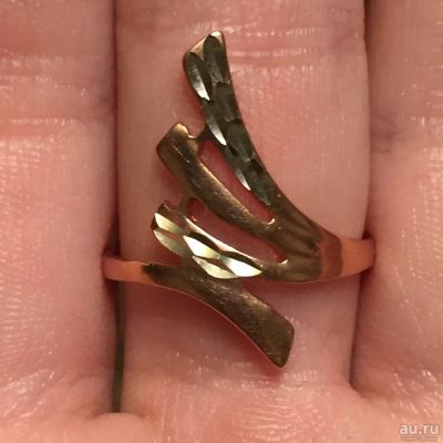 Лот: 12795962. Фото: 1. Кольцо. Позолоченное. НОВОЕ. пр-во... Кольца, перстни