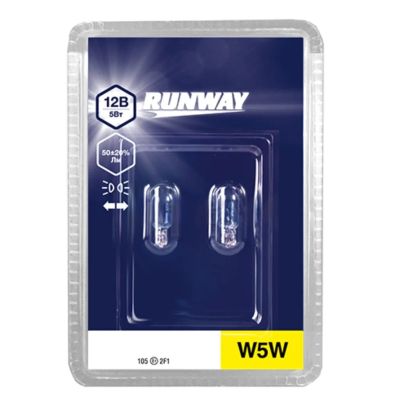 Лот: 24097641. Фото: 1. Лампа автомобильная Runway, RW-W5W-b... Другое (оснащение, оборудование, аксессуары)