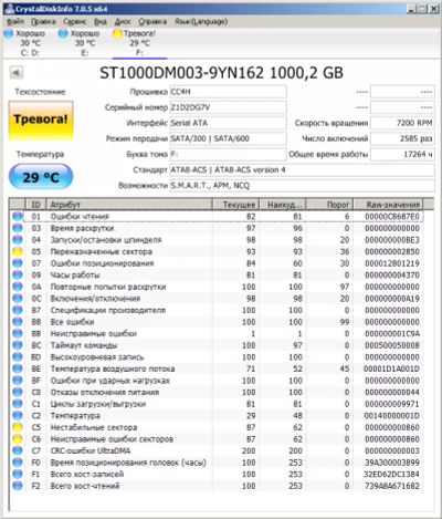 Лот: 12276715. Фото: 1. HDD 1 Tb Seagate st1000dm003-9yn162. Жёсткие диски (HDD)