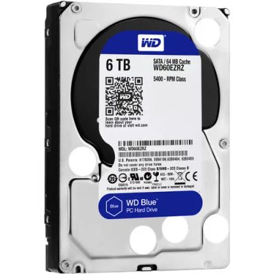 Лот: 24005265. Фото: 1. Жесткий диск WD 6TB Blue 3,5... Жёсткие диски (HDD)