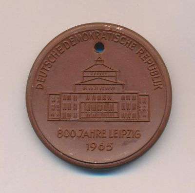 Лот: 19013898. Фото: 1. Германия ГДР 1965 Медаль 800 лет... Сувенирные