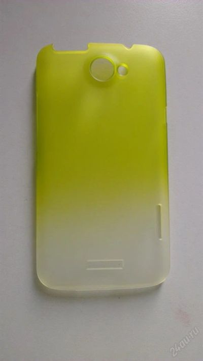 Лот: 2970779. Фото: 1. Чехол для HTC ONE X желтый градиент. Чехлы, бамперы