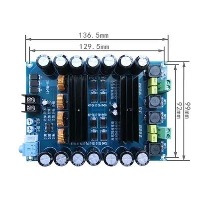 Лот: 15270716. Фото: 1. Усилитель звука XH-M641 TDA3116D2... Самоделки