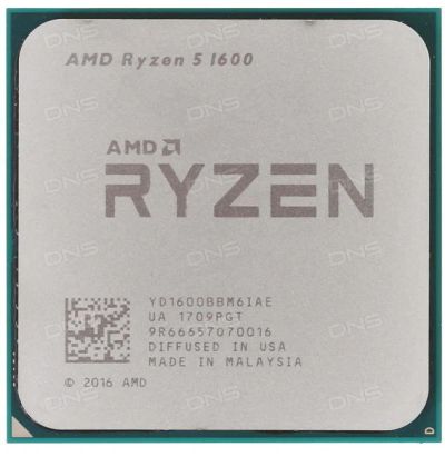Лот: 14907507. Фото: 1. AMD Ryzen 5 1600. Процессоры