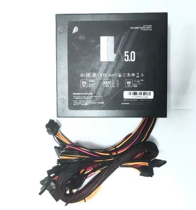 Лот: 25761729. Фото: 1. Блок питания ATX 500 Вт 1StPlayer... Корпуса, блоки питания