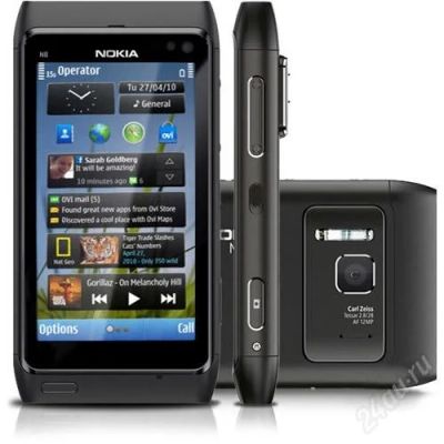 Лот: 2928008. Фото: 1. Продам Nokia N8 (полный комплект... Смартфоны