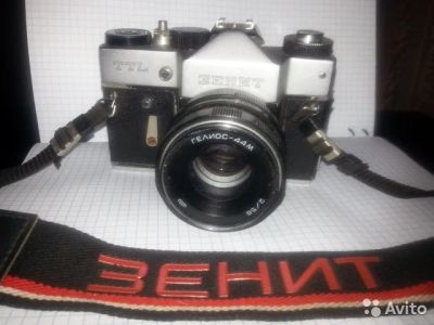 Лот: 7827851. Фото: 1. Зенит TTL + объектив Helios-44M... Плёночные зеркальные
