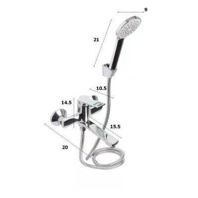 Лот: 25411031. Фото: 1. Смеситель для ванны Wisent W30105. Смесители