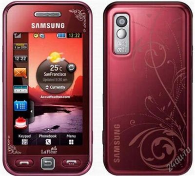 Лот: 2439591. Фото: 1. Корпус Samsung s 5230 бордовый... Корпуса, клавиатуры, кнопки