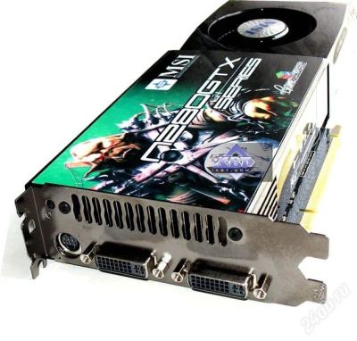 Лот: 765048. Фото: 1. Видеокарта MSI GTX 280 (512bit... Видеокарты