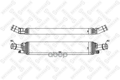 Лот: 21891130. Фото: 1. 10-40184-Sx_интеркулер! Audi Q5... Другое (автозапчасти)