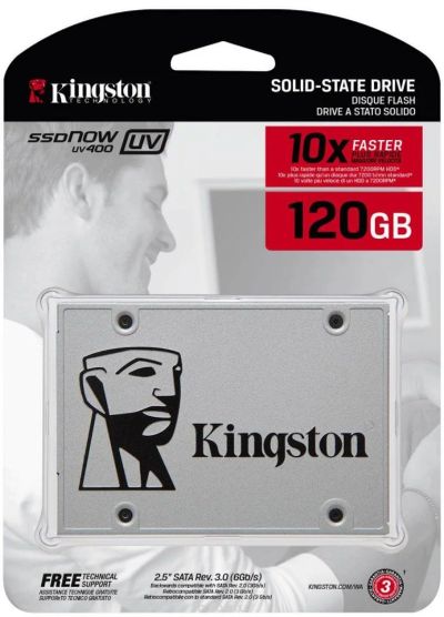 Лот: 11218947. Фото: 1. SSD 2.5” 120GB Kingston UV400... SSD-накопители