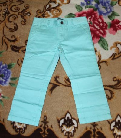 Лот: 10909415. Фото: 1. Брючки голубые на лето (Children... Брюки, шорты, джинсы