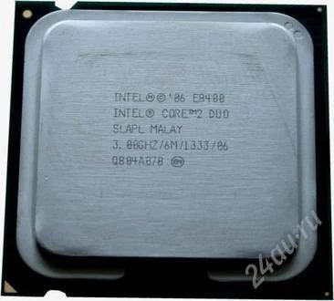 Лот: 1562256. Фото: 1. Intel® Core™2 Duo Processor E8400... Процессоры
