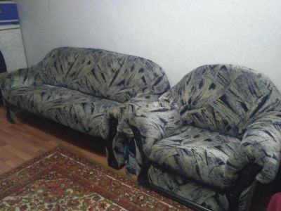 Лот: 8591160. Фото: 1. Диван+кресло. Диваны