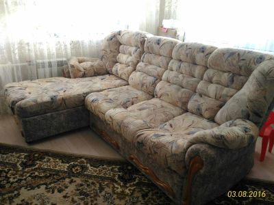 Лот: 7076902. Фото: 1. Диван угловой трансформер. Диваны