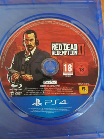 Лот: 15747464. Фото: 1. Red Dead Redemption 2. Диск с... Игры для консолей