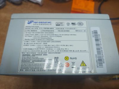 Лот: 25321990. Фото: 1. Блок питания от Lenovo ThinkCentre... Корпуса, блоки питания