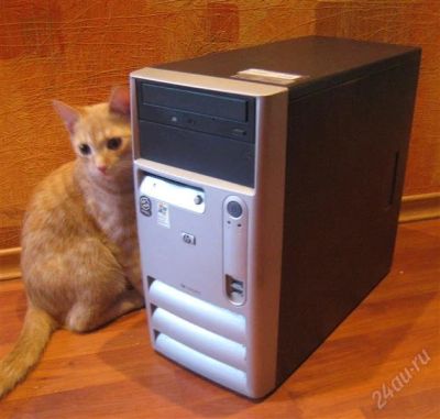 Лот: 2395163. Фото: 1. celeron 2.2GHz/DDR1 384mb/ 20Gb... Компьютеры в сборе