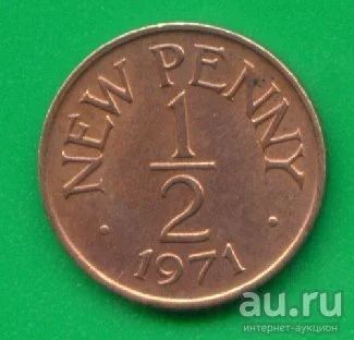 Лот: 9084684. Фото: 1. Гернси 1/2 пенни 1971 (т206). Великобритания и острова