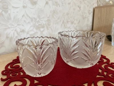 Лот: 18770700. Фото: 1. Салатники хрустальные 2 шт. Тарелки, блюда, салатники