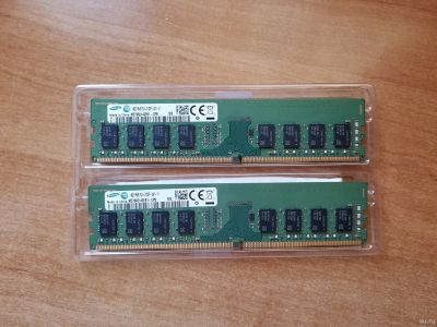 Лот: 13833064. Фото: 1. Samsung DDR4 8Gb 2 * 4Gb оперативная... Оперативная память