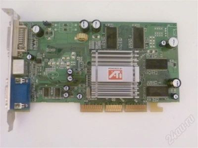 Лот: 618400. Фото: 1. Radeon 9000 (128M, AGP). Видеокарты
